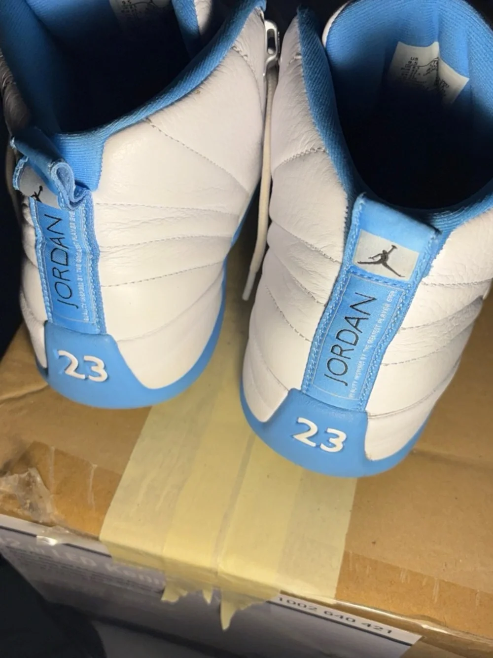 Jordan leather upper